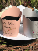 Samples Pack of Unique and Exclusive Succulent Wrappers for Wedding Favors as Thank You Gift